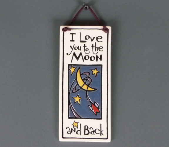 "To the Moon and Back" - Ceramic Tiles